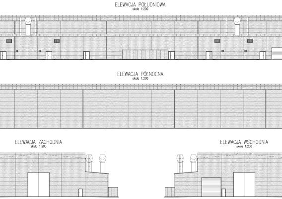 Budynek hali malarnii w Tarnowie